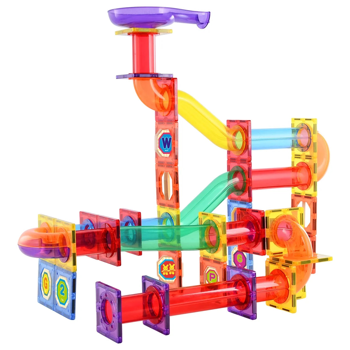 108-Piece Magnetic Building Blocks Castle Set R809