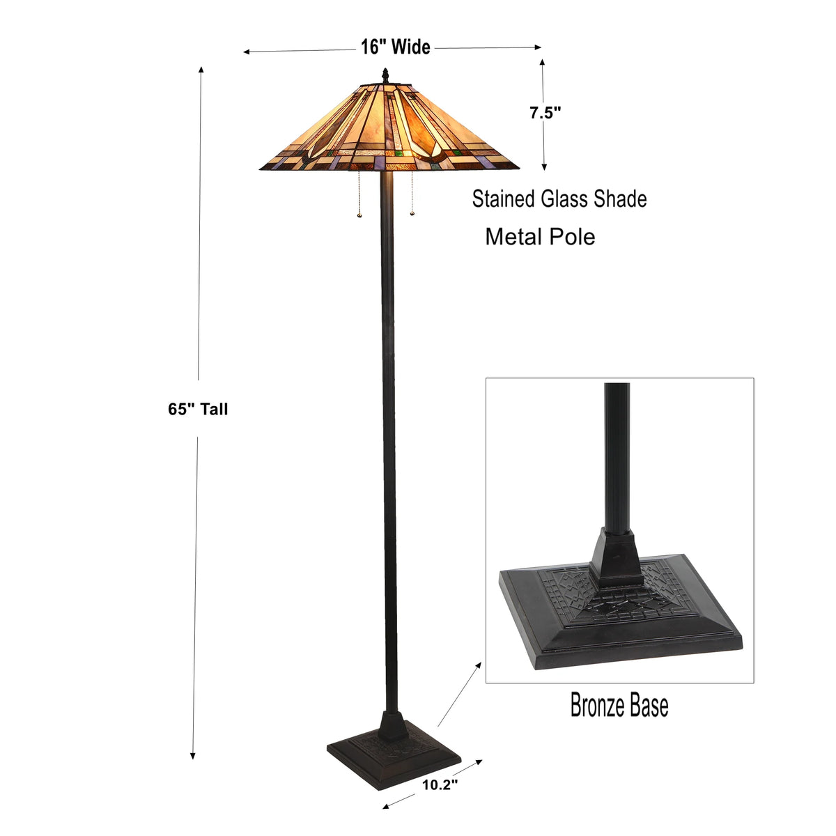 Stained Glass Floor Lamp Y312