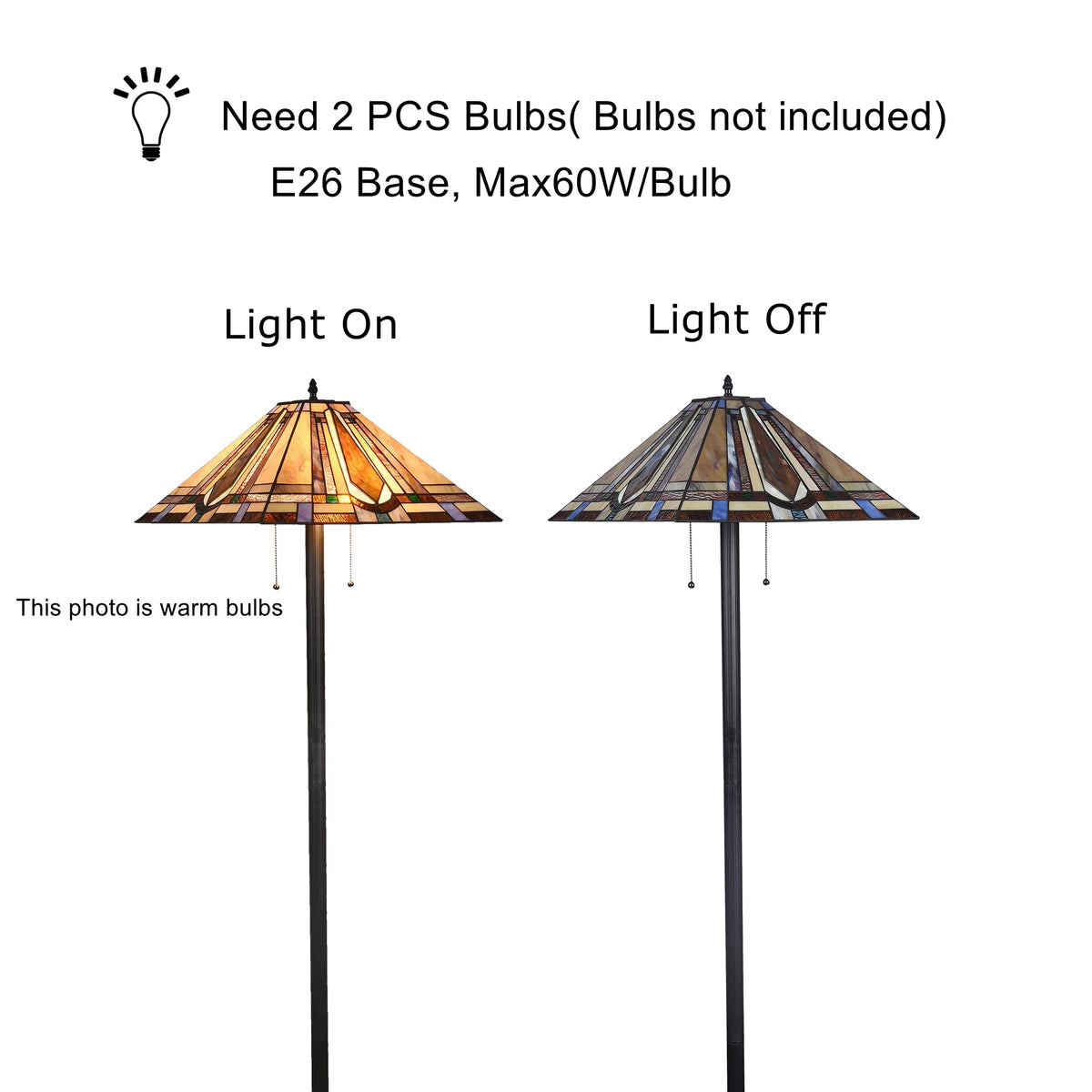 Stained Glass Floor Lamp Y312