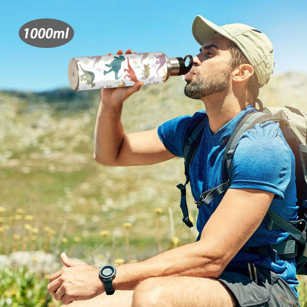 Stainless Steel Insulated Water Bottle with Straw Lid N740514