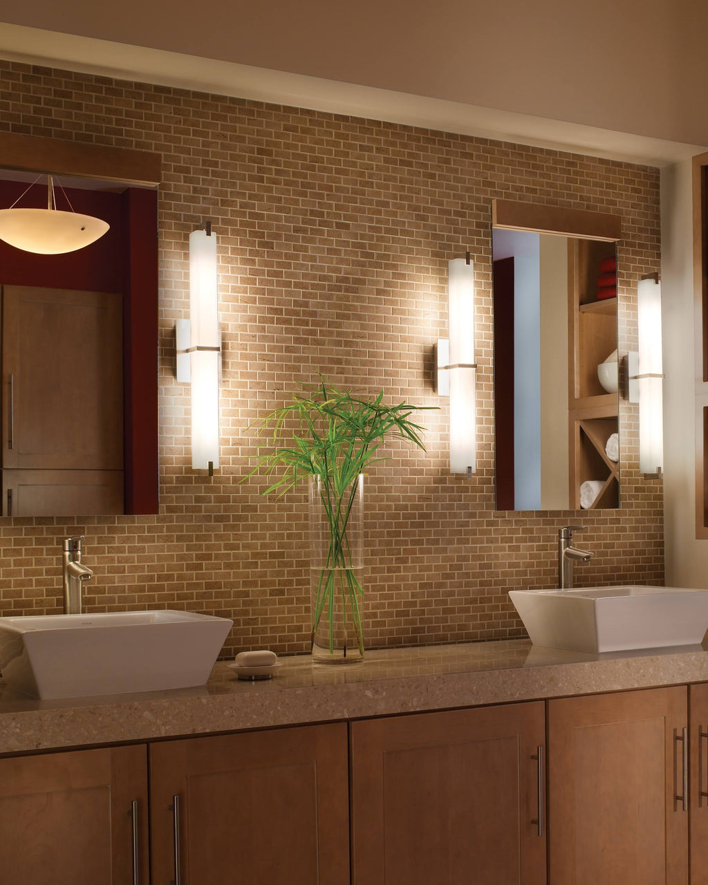 Satin Nickel Metro Bath Light F4073