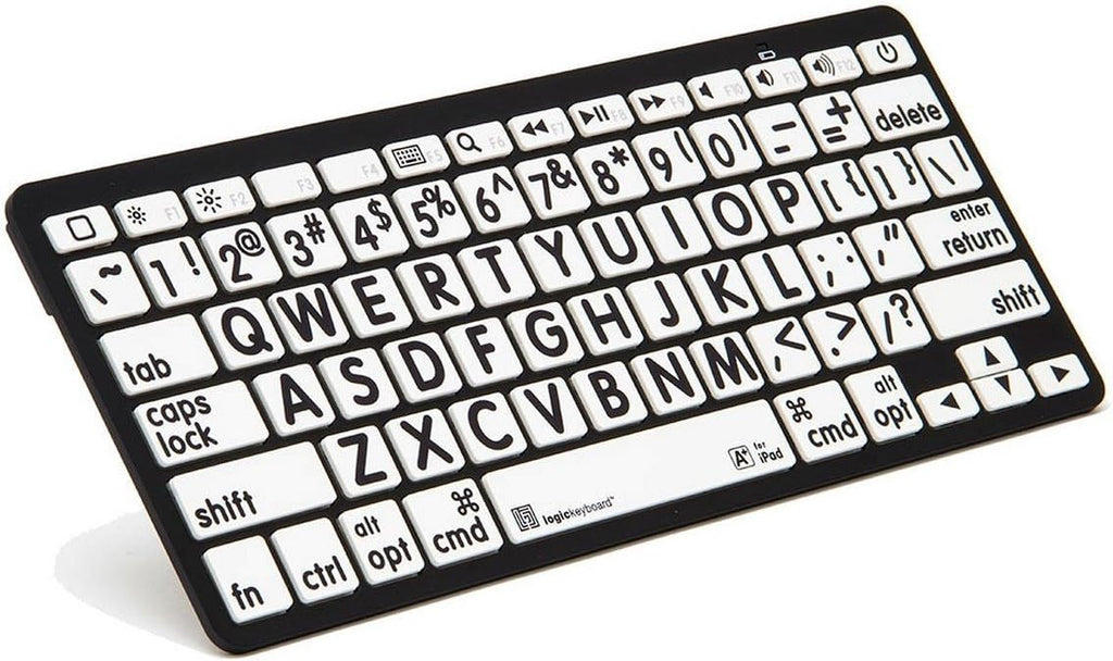 Black on White Bluetooth Mini Keyboard D12103
