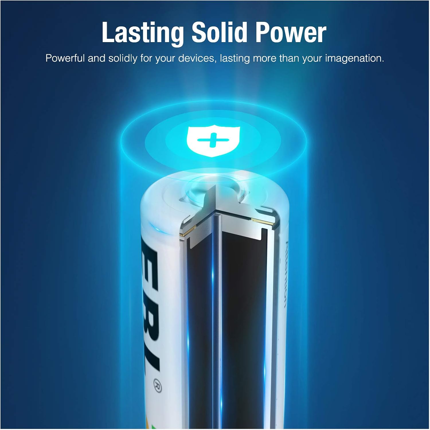 4 Pack AA 2800mAh Ni-MH Rechargeable Batteries G351