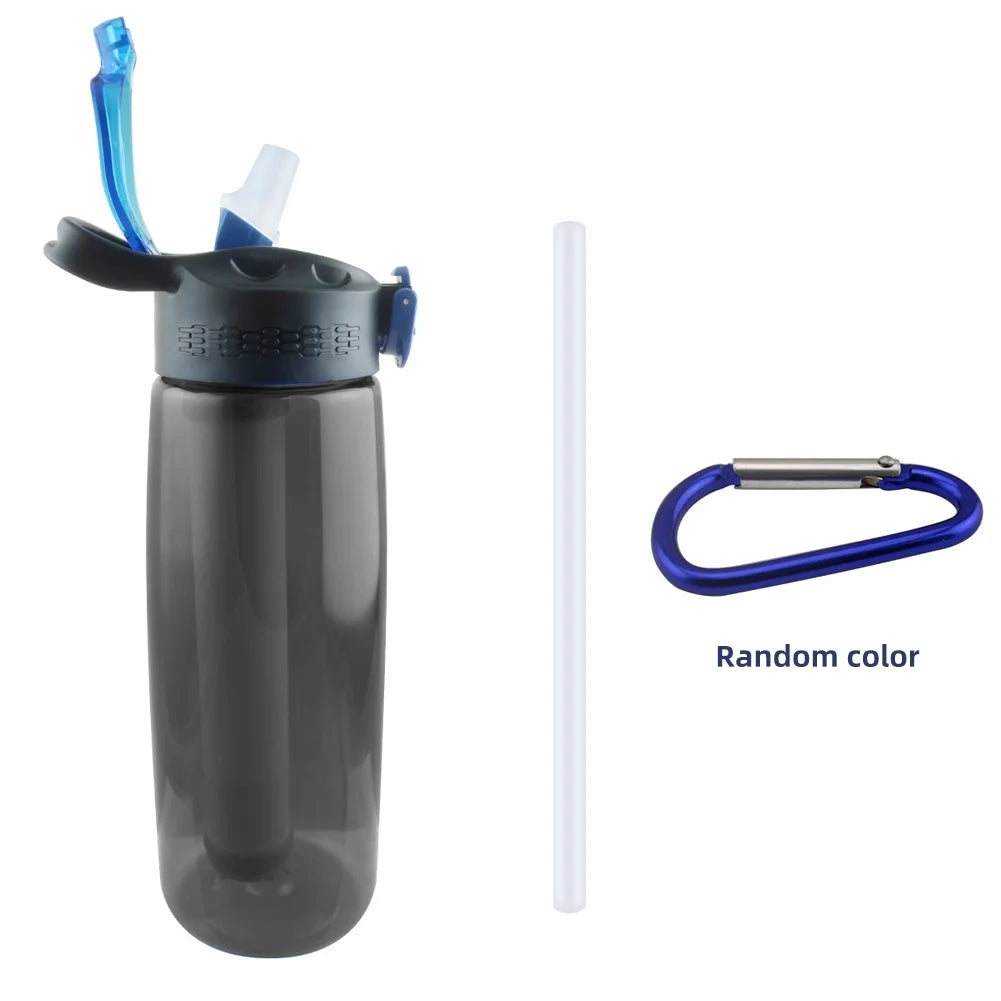 BPA Free Water Bottle with Carabiner B97511
