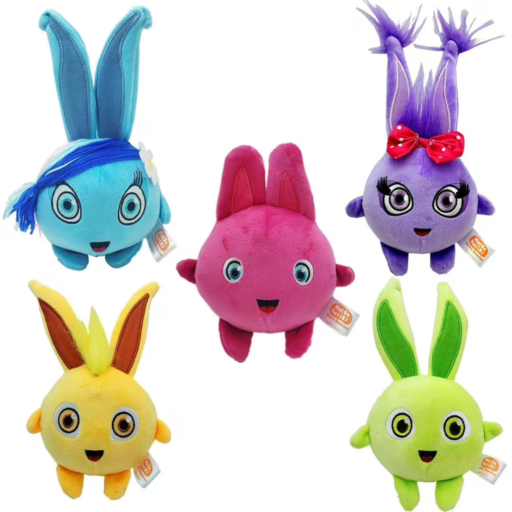 5Pcs Soft Plush Rabbit Stuffed Animal Toy Set W2026