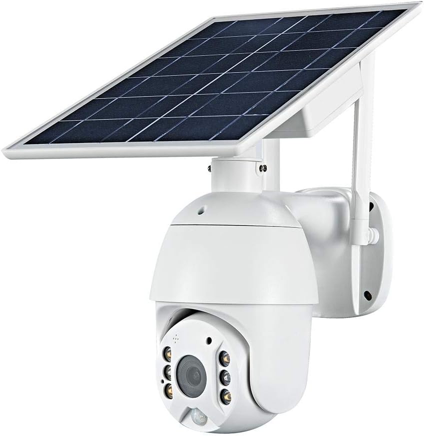 Wireless Solar Powered PTZ Security Camera with Rechargeable Battery N332