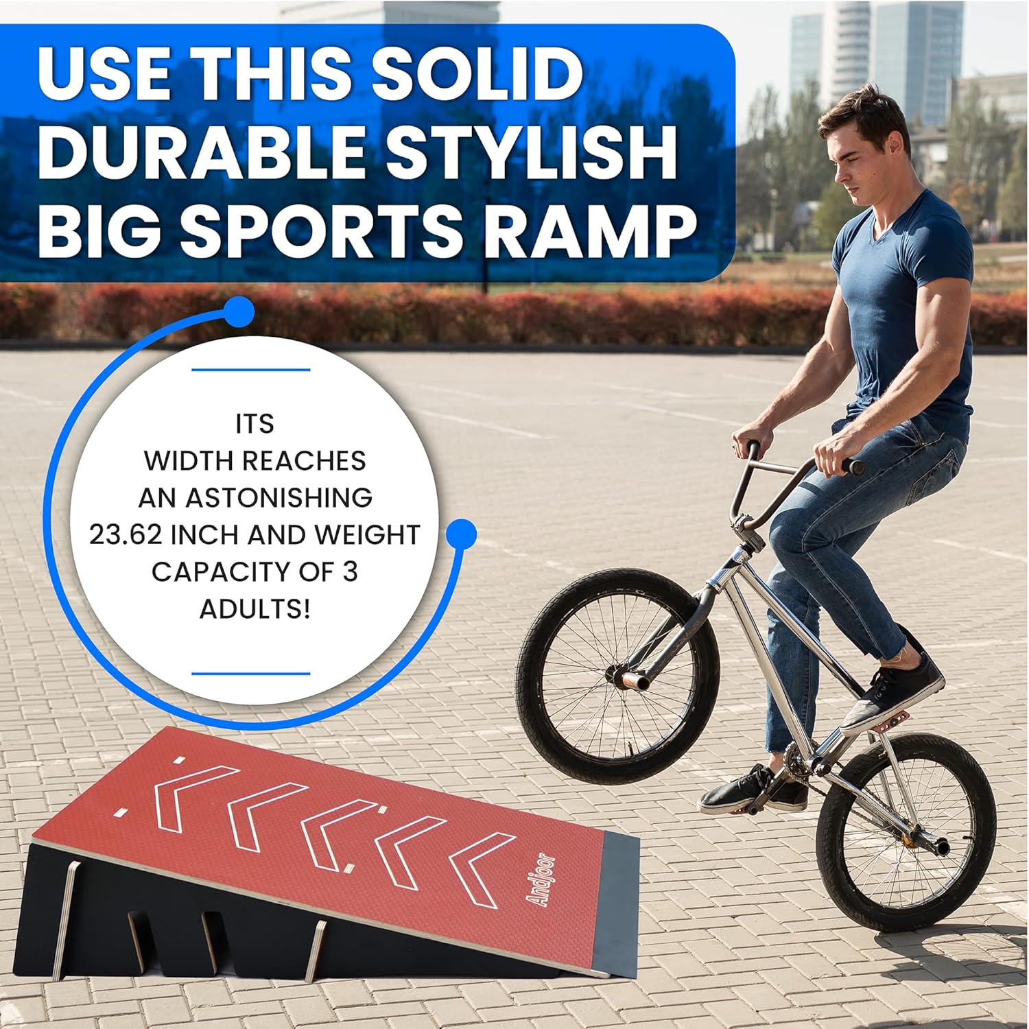 Skateboard ramp Bike ramp Scooter ramp Skate ramp RC ramp BMX ramp RC car ramp Bike ramps for Kids Jumping Skateboard Accessories Display Skateboard Rack Floor Stand Holder F725775