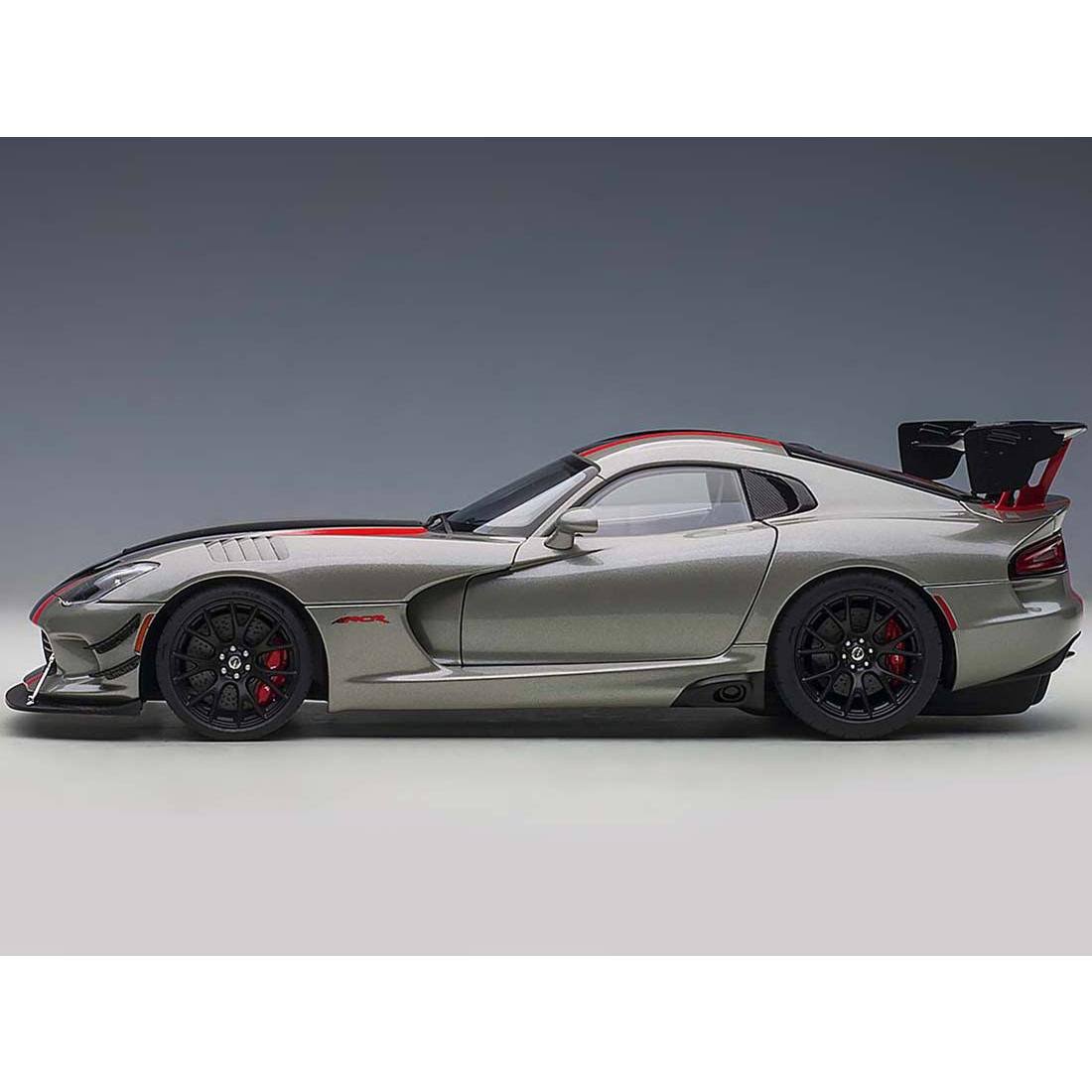 Metallic Silver Black Stripe Diecast Car J88352