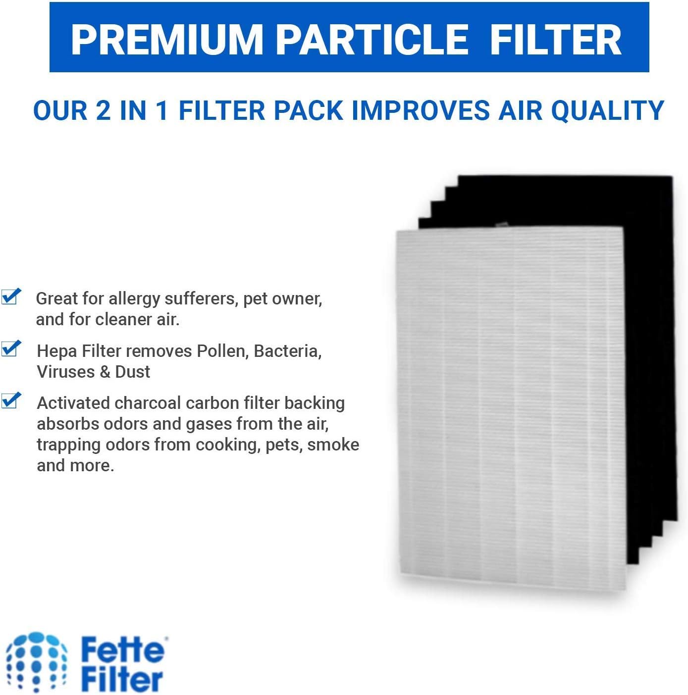 2 HEPA Filters + 8 Carbon Filters P51401