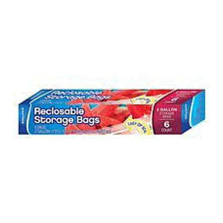 Storage Rclsb Zip 6ct 2gal (Case of 6) U326