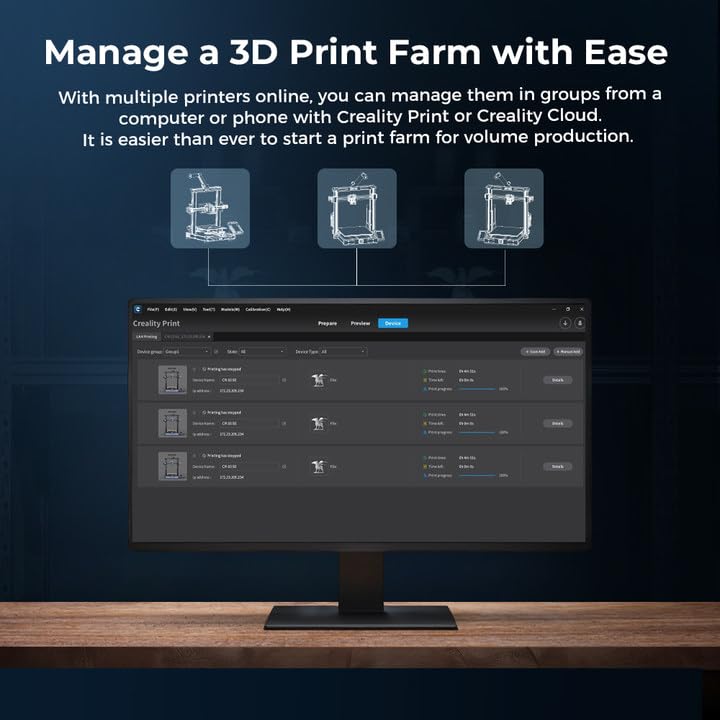 3D Printer with 600mm/s Printing Speed and Auto Leveling M985444