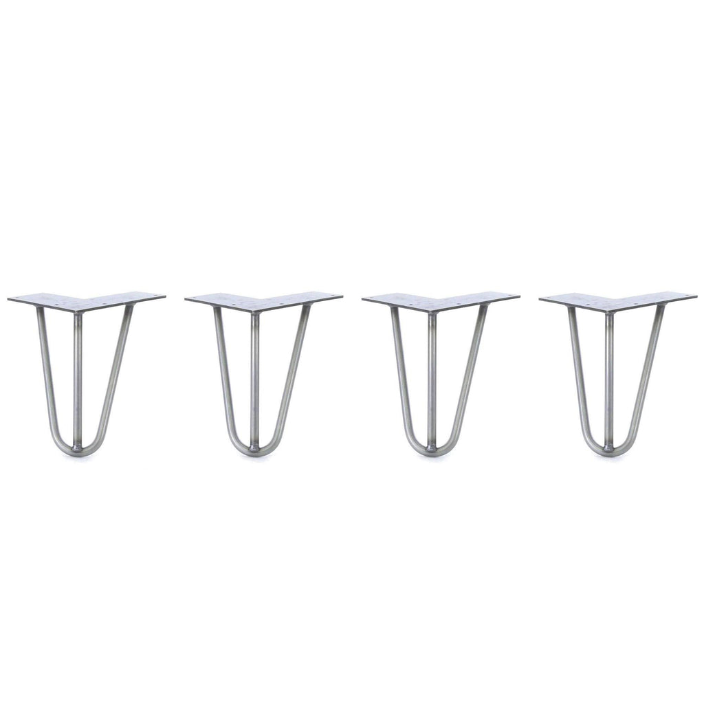 Raw Steel Hairpin Legs Set of 4 H170908