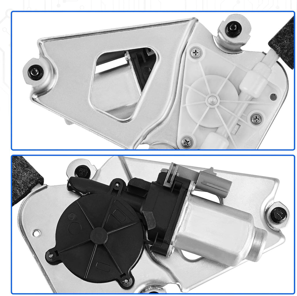 Power Window Regulator with Motor Front Driver Side Pack of 2 F144