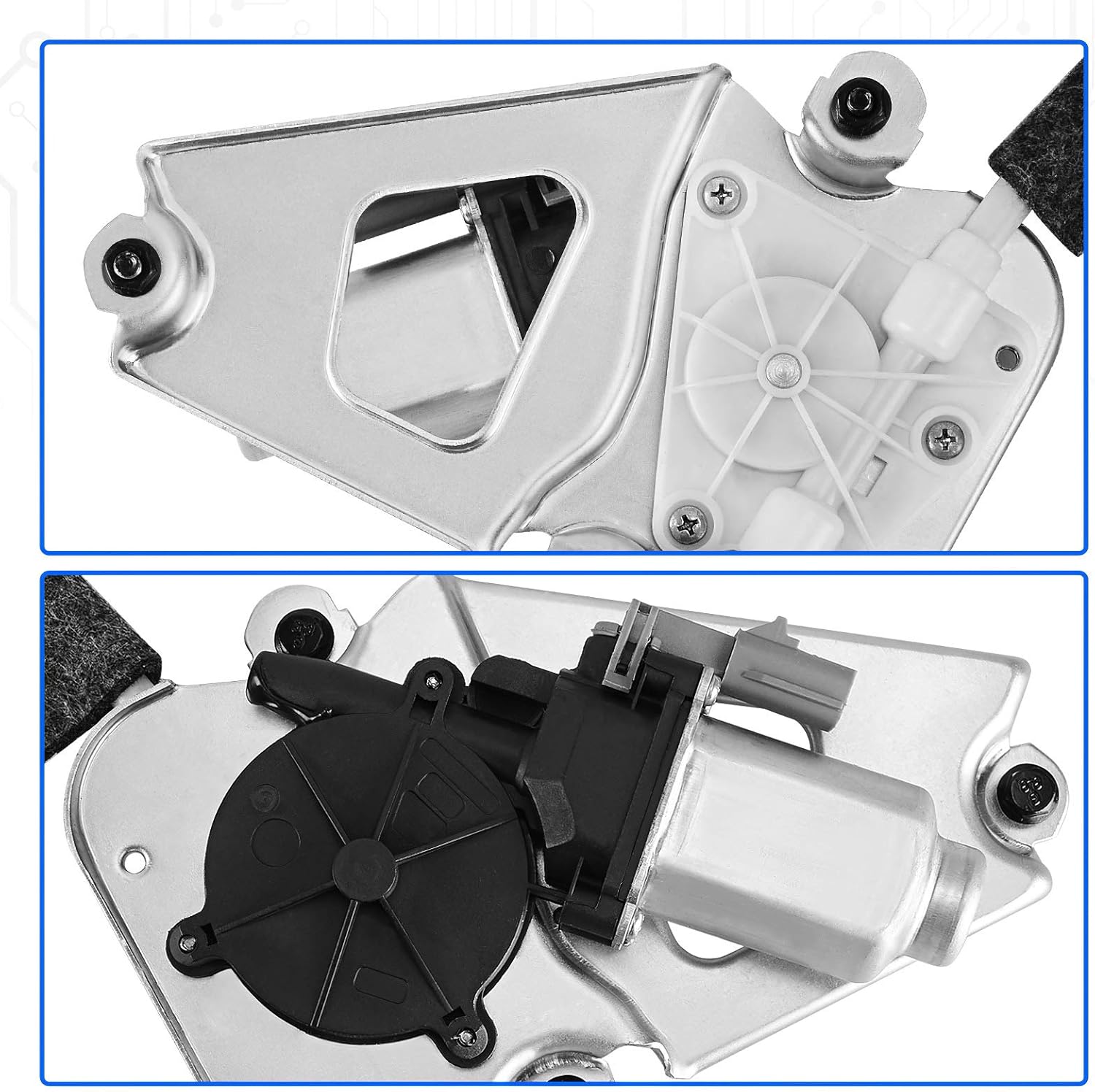 Power Window Regulator with Motor Front Driver Side Pack of 2 F144
