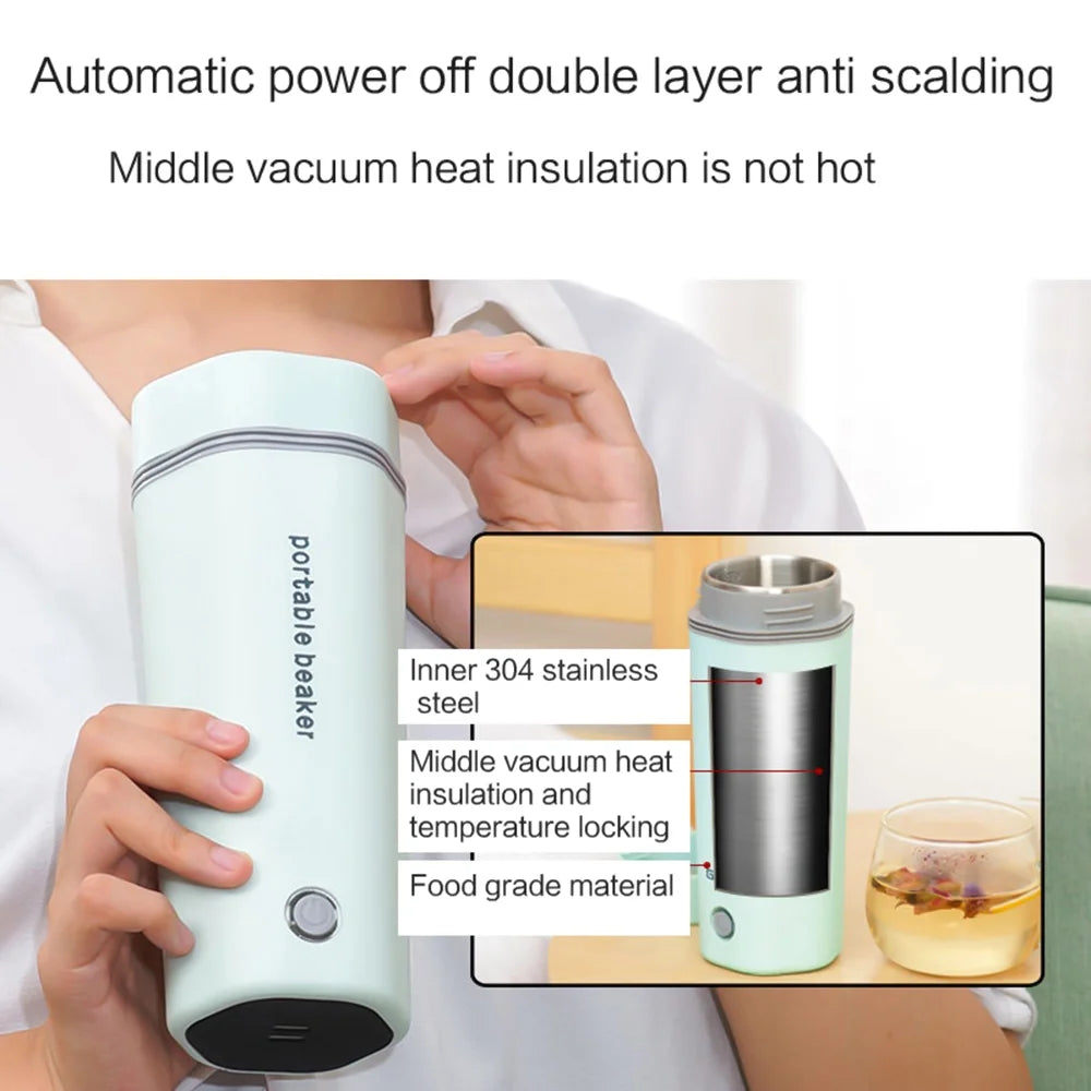 350ML Stainless Steel Electric Travel Kettle W266