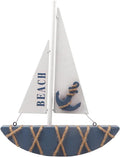 Wooden Sailboat Decoration (8.3 x 1.18 x 11 Inches) J233641