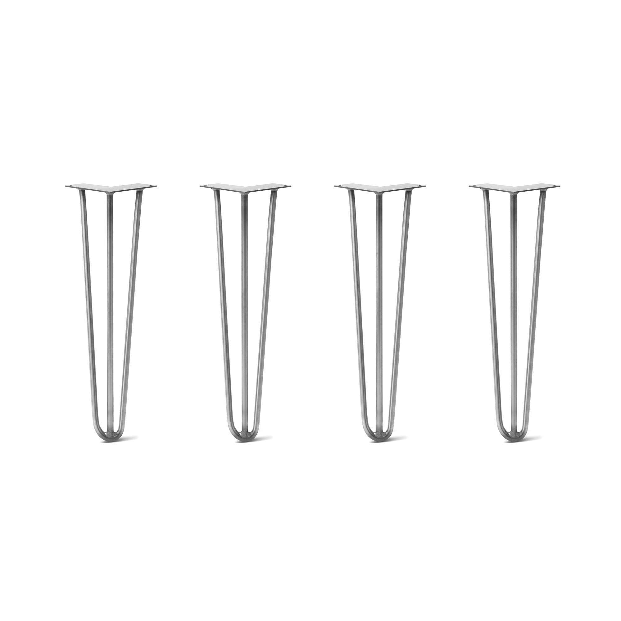 Raw Steel Hairpin Legs Set of 4 H170908