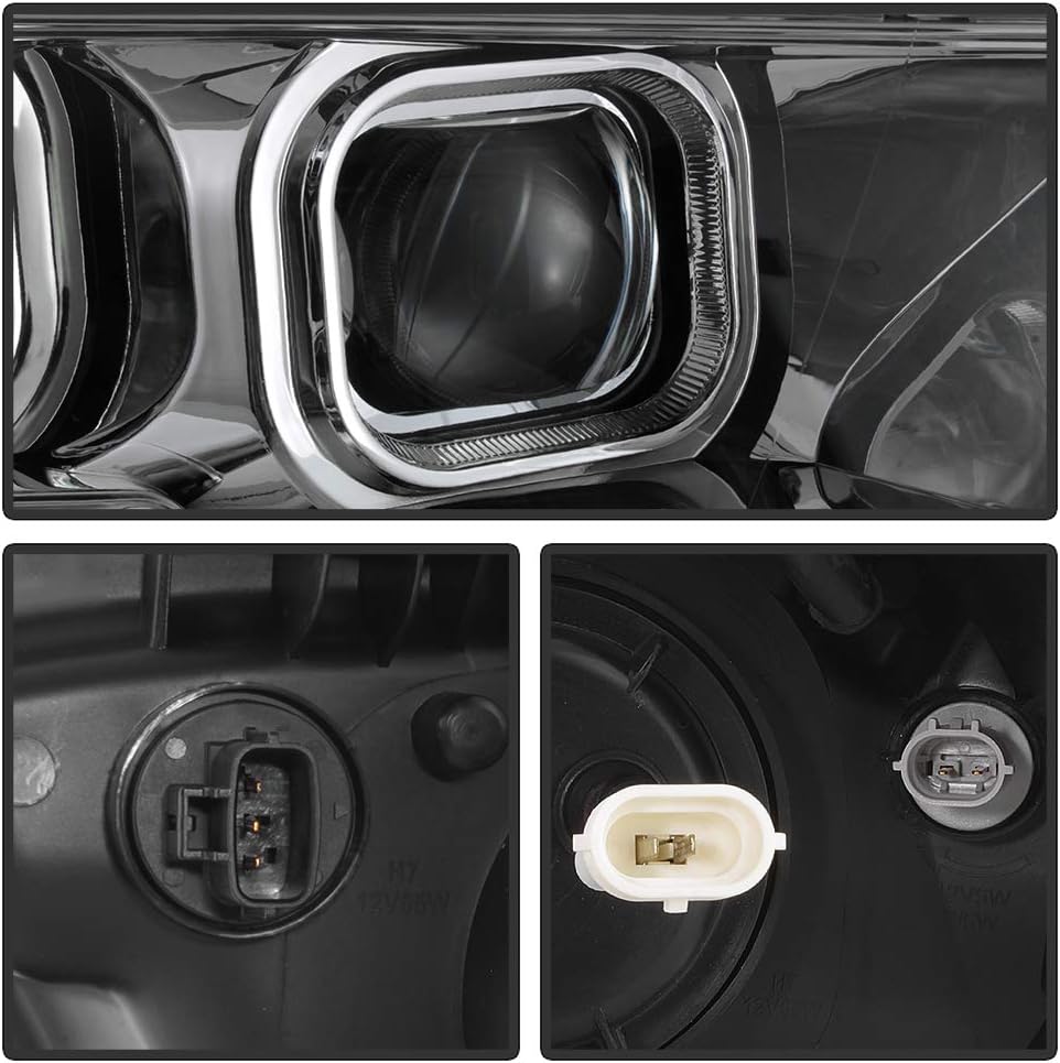 Chrome LED Sequential Signal DRL Headlamps for 2016-2018 Toyota Tacoma SR M355514