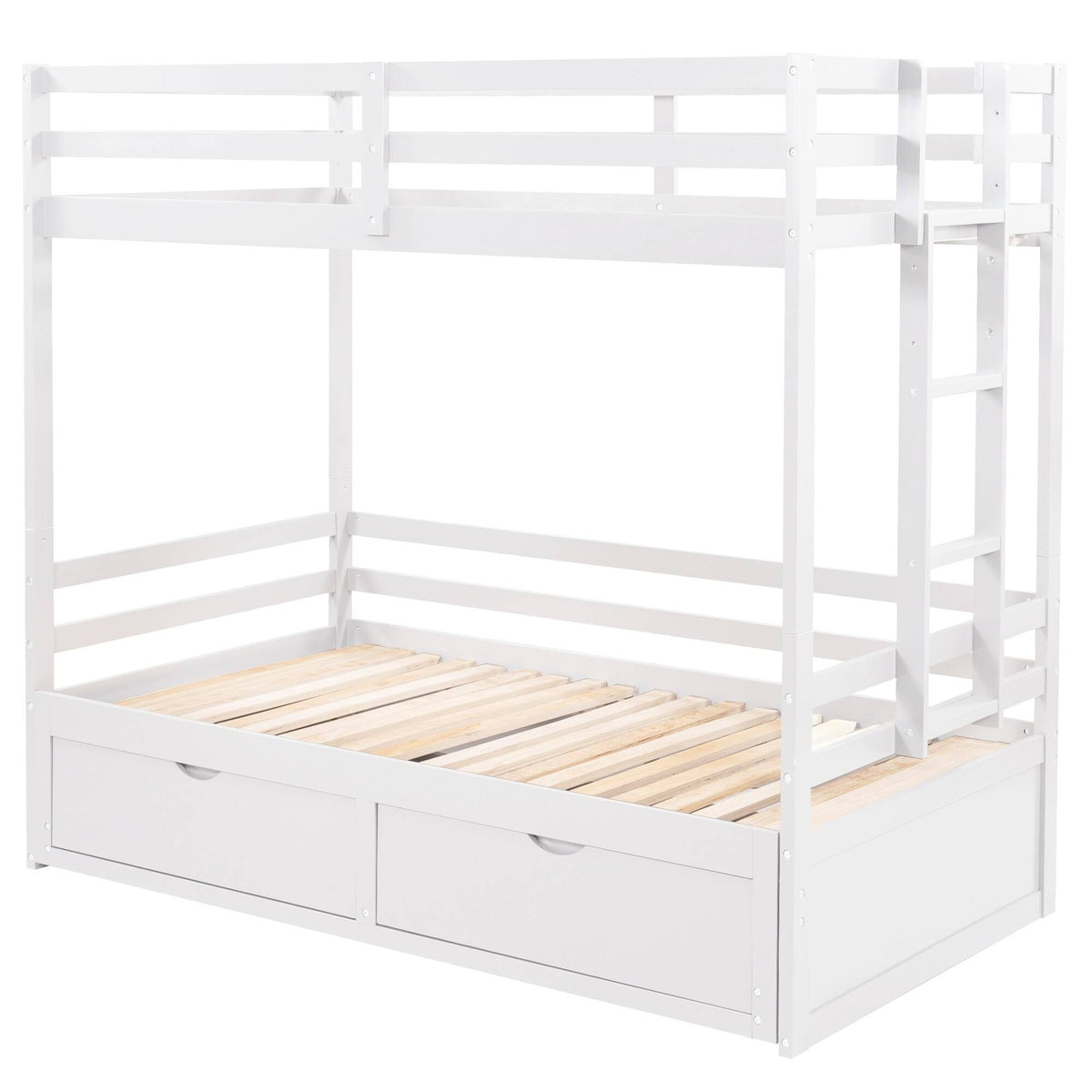 White Convertible Bunk Bed Z462854