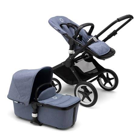 Blue Melange Bassinet Fabric Set L84435