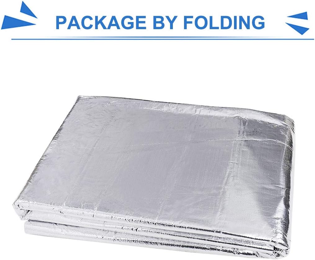 6.46sqft Car Sound Deadener Aluminum Foam Mat J5703