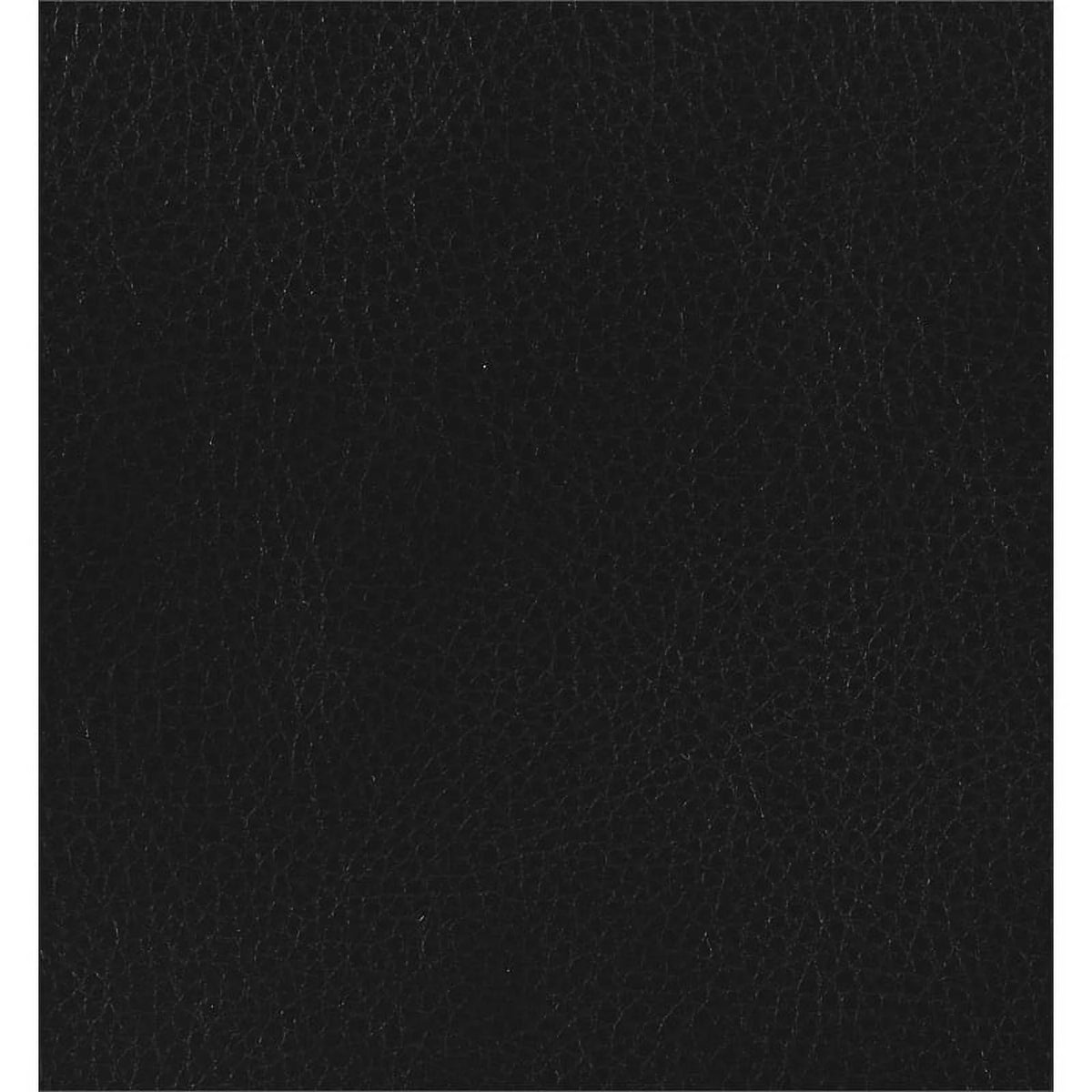 Modern Faux Leather Upholstered Turfed Chair in Black S159