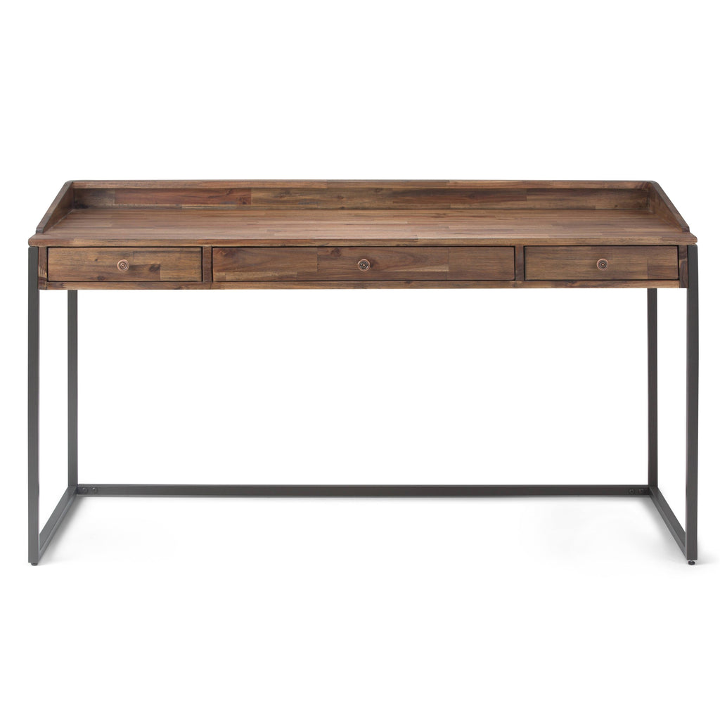 Solid Acacia Wood Writing Office Desk U828074