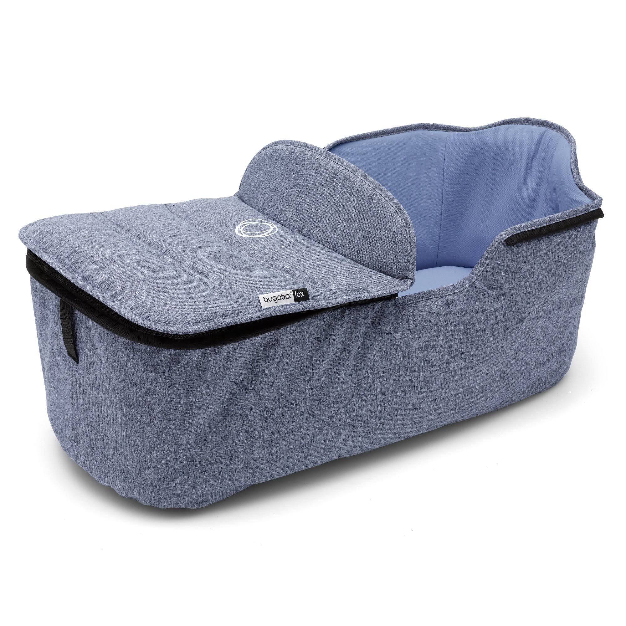 Blue Melange Bassinet Fabric Set L84435