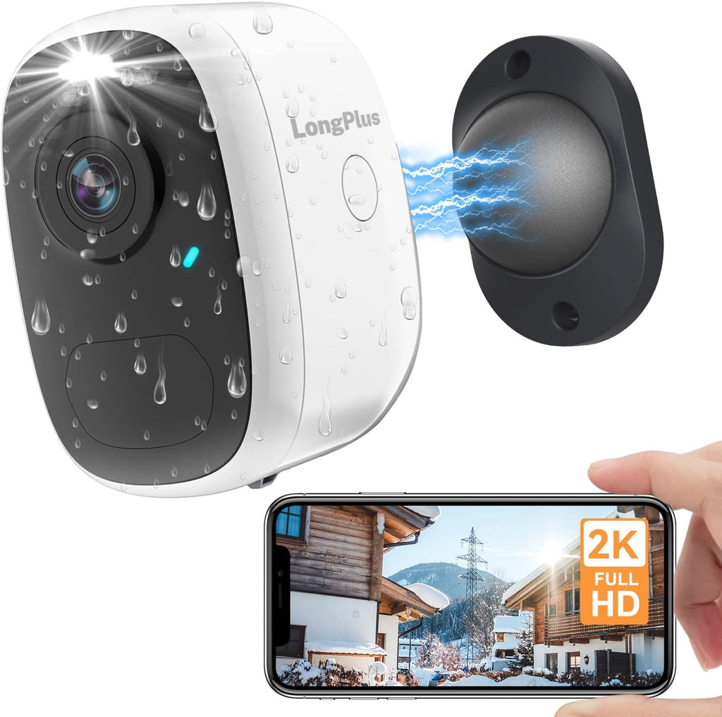 2 Pack Wireless Outdoor Security Camera with Night Vision G85658