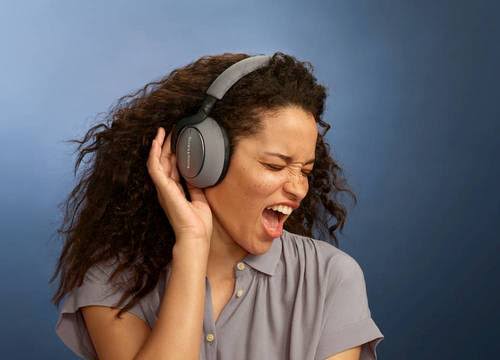 Silver Over-Ear Noise Canceling Wireless Headphones F169081