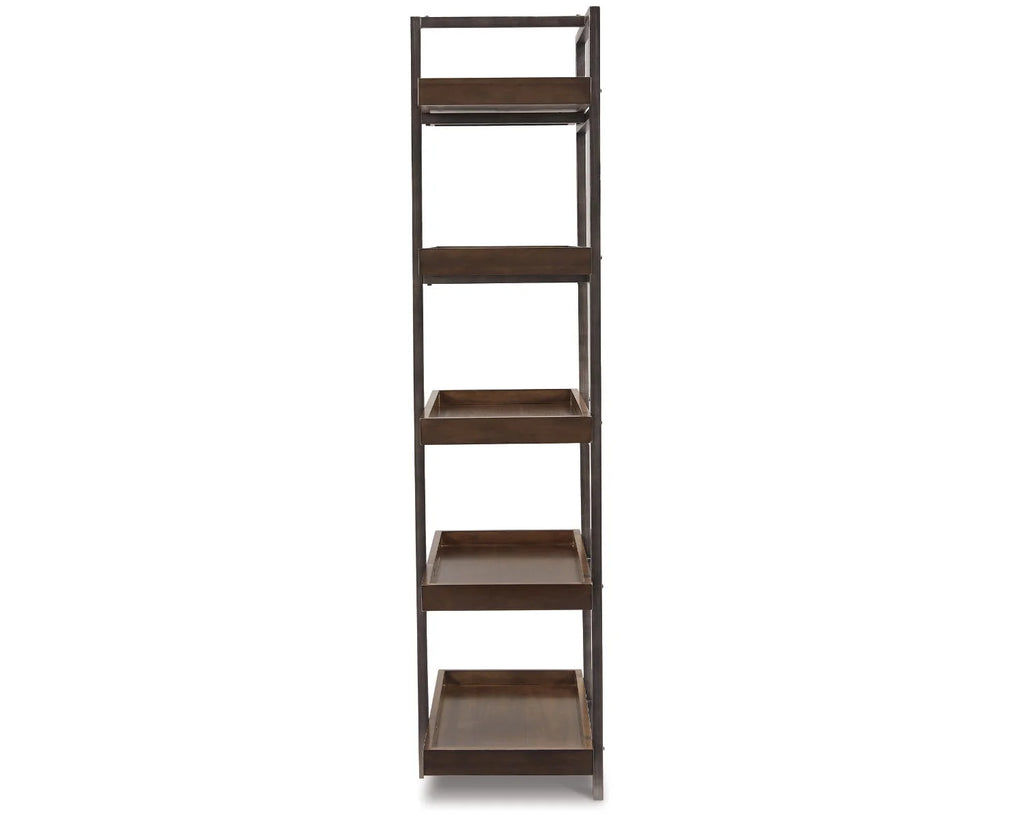 Industrial Entertainment Center Bookcase, Brown K3946