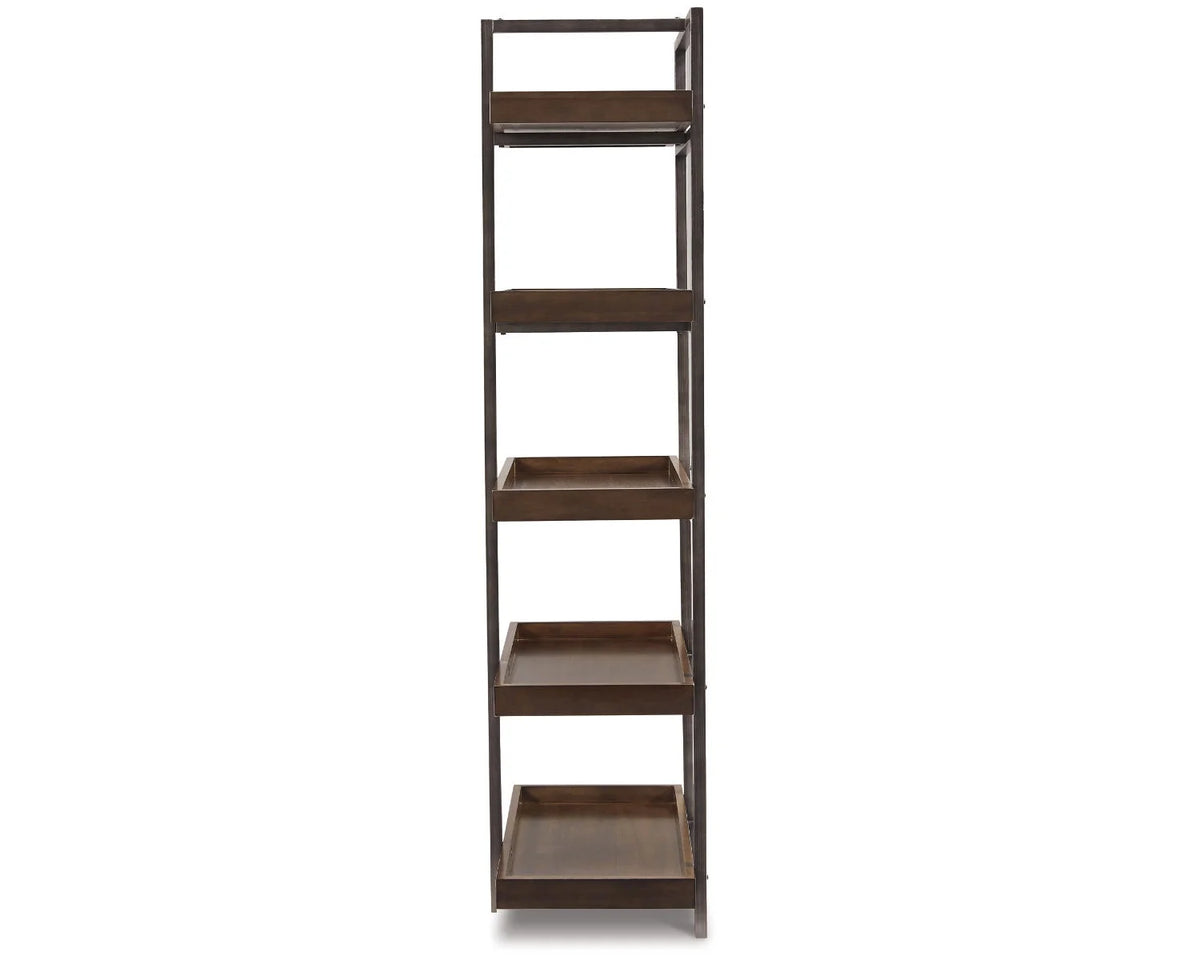 Industrial Entertainment Center Bookcase, Brown K3946