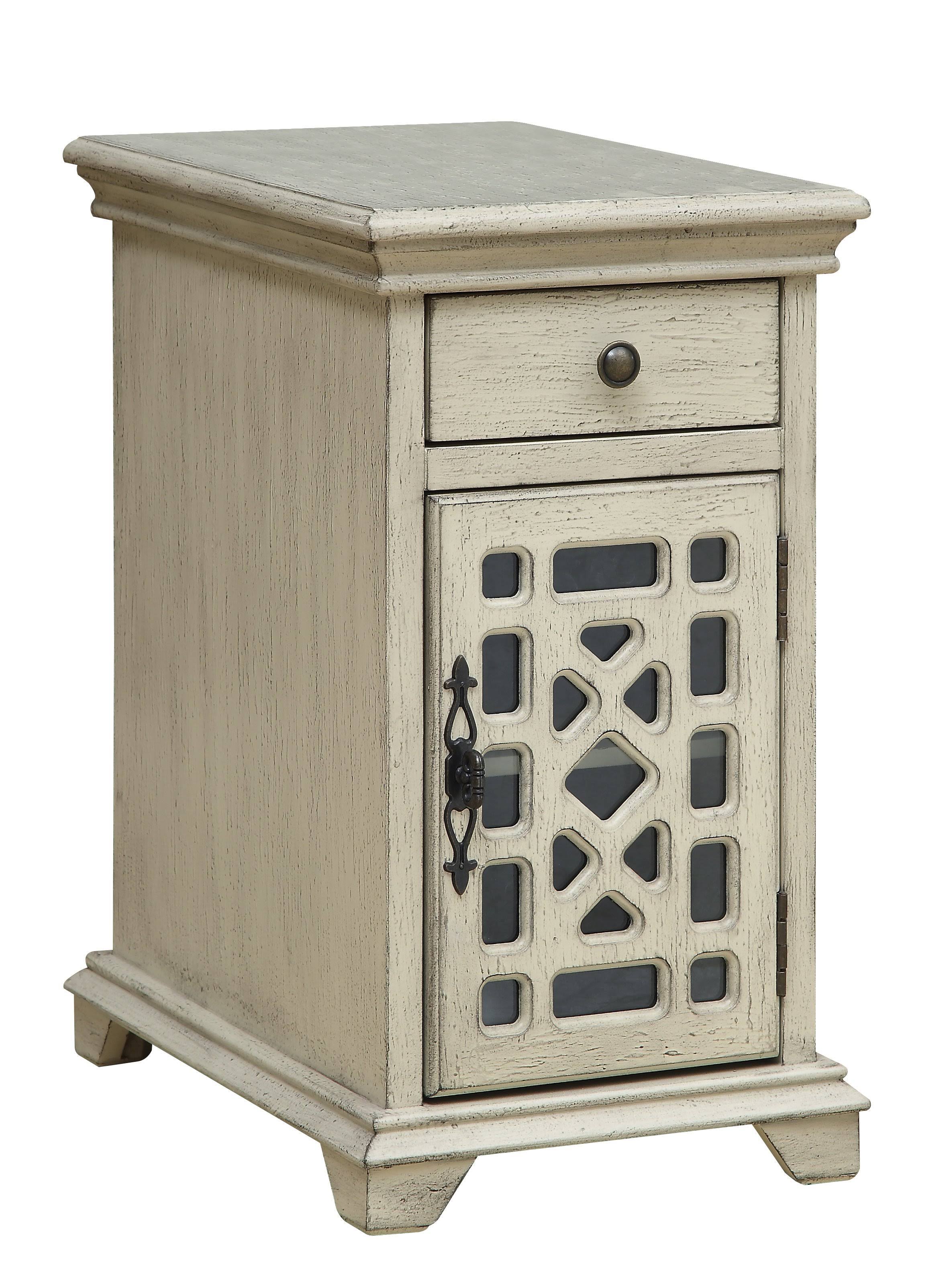 One Drawer One Door Chairside Cabinet O61544