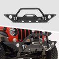 Front Bumper with Winch Plate and Fog Light Hole for Wrangler JL Y6645