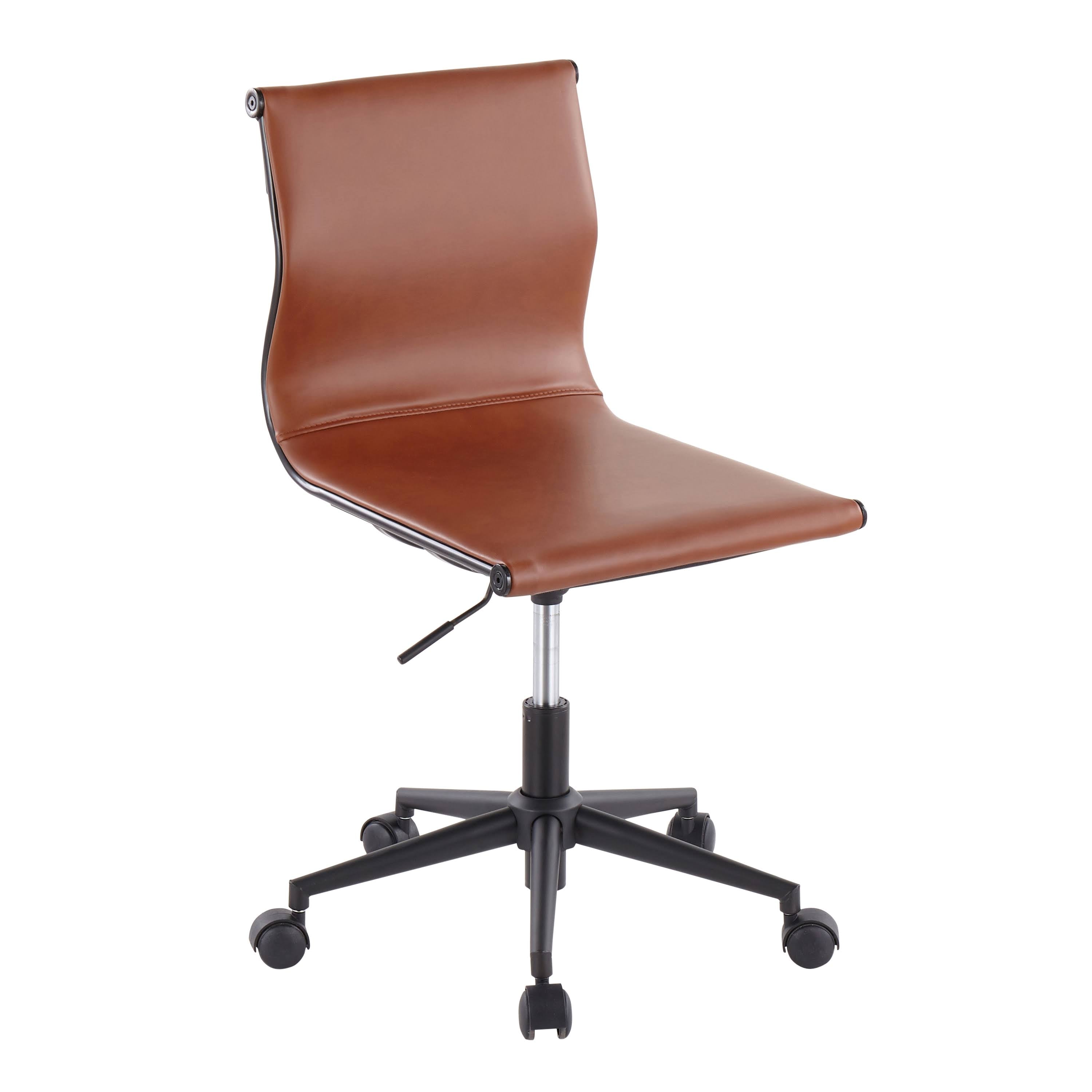 Camel Faux Leather Task Chair H1203