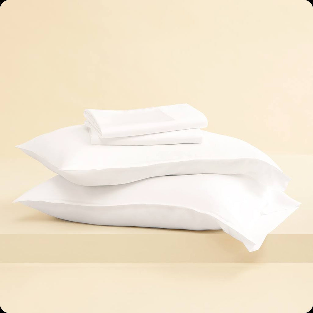 Queen Gray Stripe Eucalyptus Sheets K5376