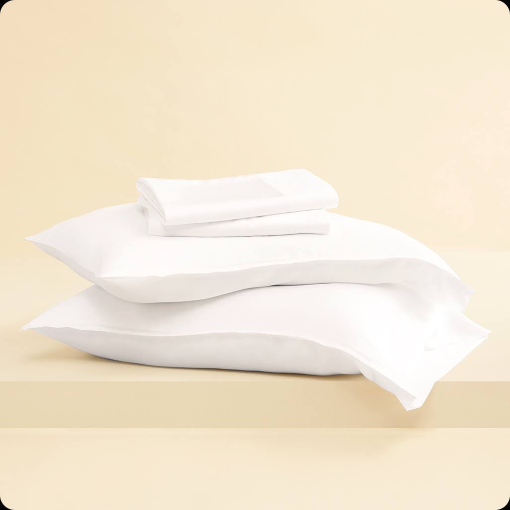 Queen Gray Stripe Eucalyptus Sheets K5376