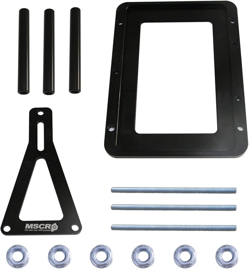 Billet Battery Tray Hold Down Mount Black Pack of 2 P524