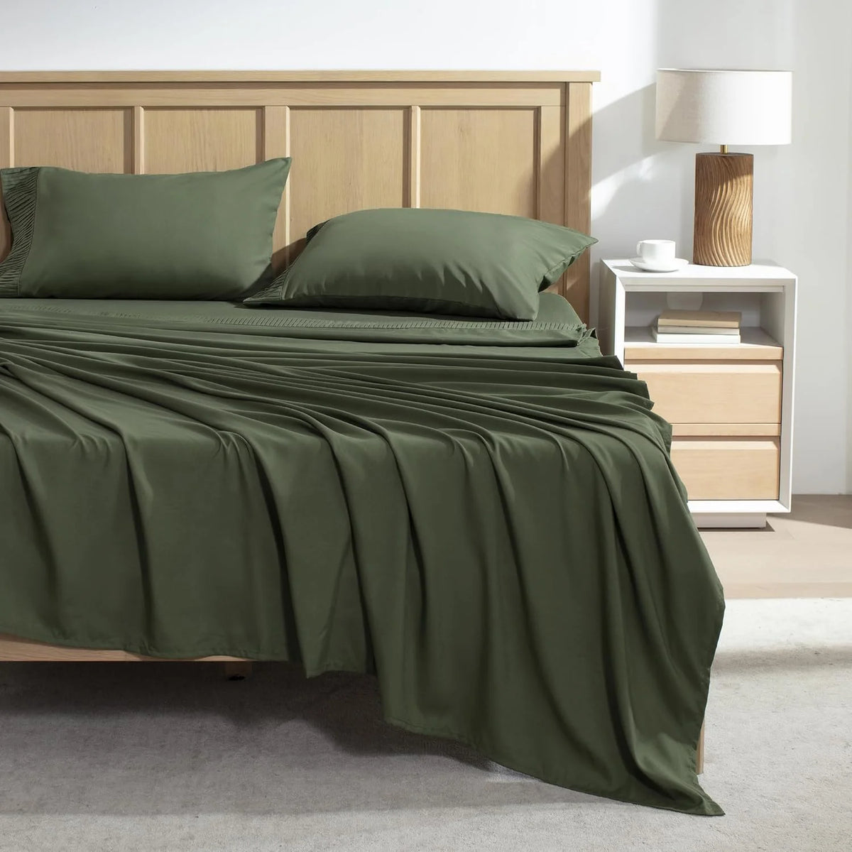 King Size 4 Piece Microfiber Sheet Set K3256