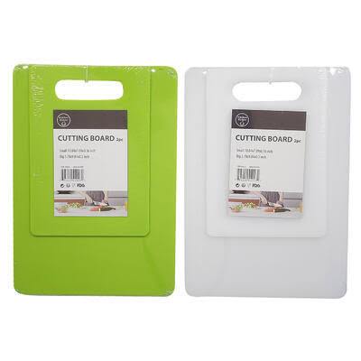 2 Piece Plastic Cutting Board Set U785404