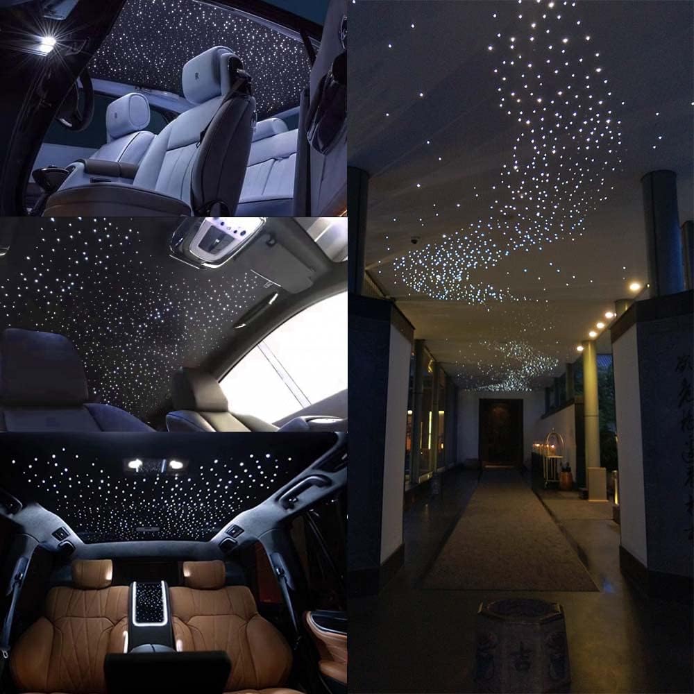 420pcs 0.03in 9.8ft RGBW LED Fiber Optic Star Ceiling Light Kit H92935