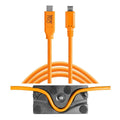 Orange USB-C to Micro-USB 2.0 B 5-Pin Cable N344