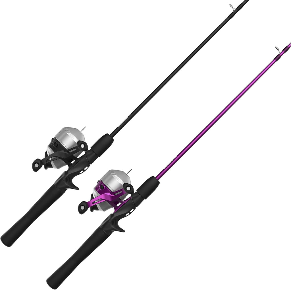 2-Piece Fiberglass Spincast Reel and Fishing Rod Combo, 5.5-Foot, Pack of 2 N720