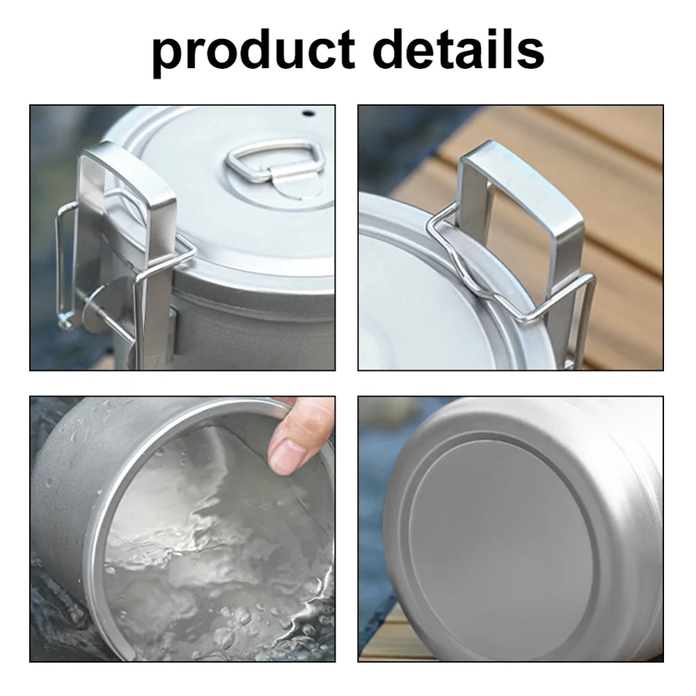Stainless Steel Pot for Camping Cookware P427