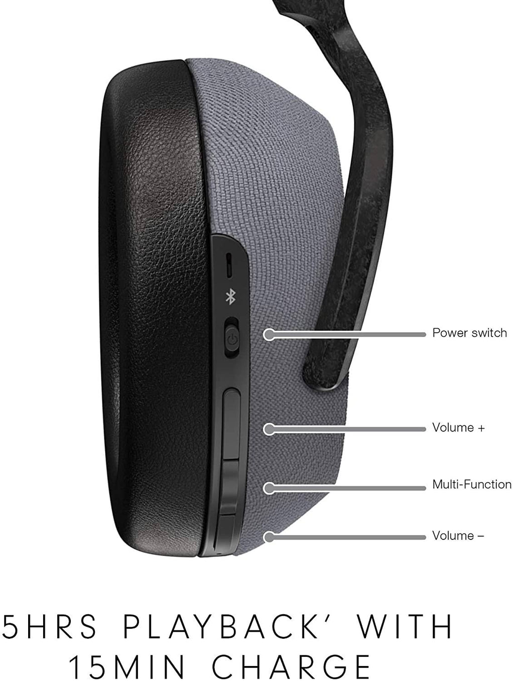 Silver Over-Ear Noise Canceling Wireless Headphones F169081