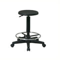 Adjustable Urethane Drafting Stool with Footrest Q602445
