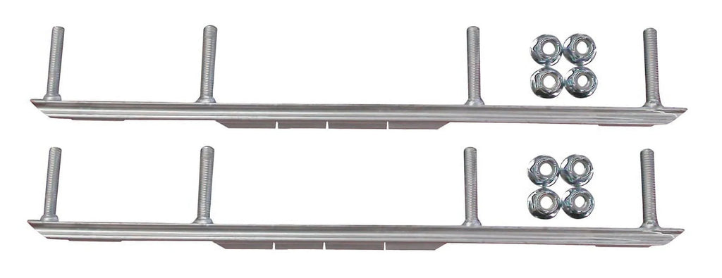 Yellow XCS Snowmobile Skis with 7.5" Shaper Bars Complete Kit M356
