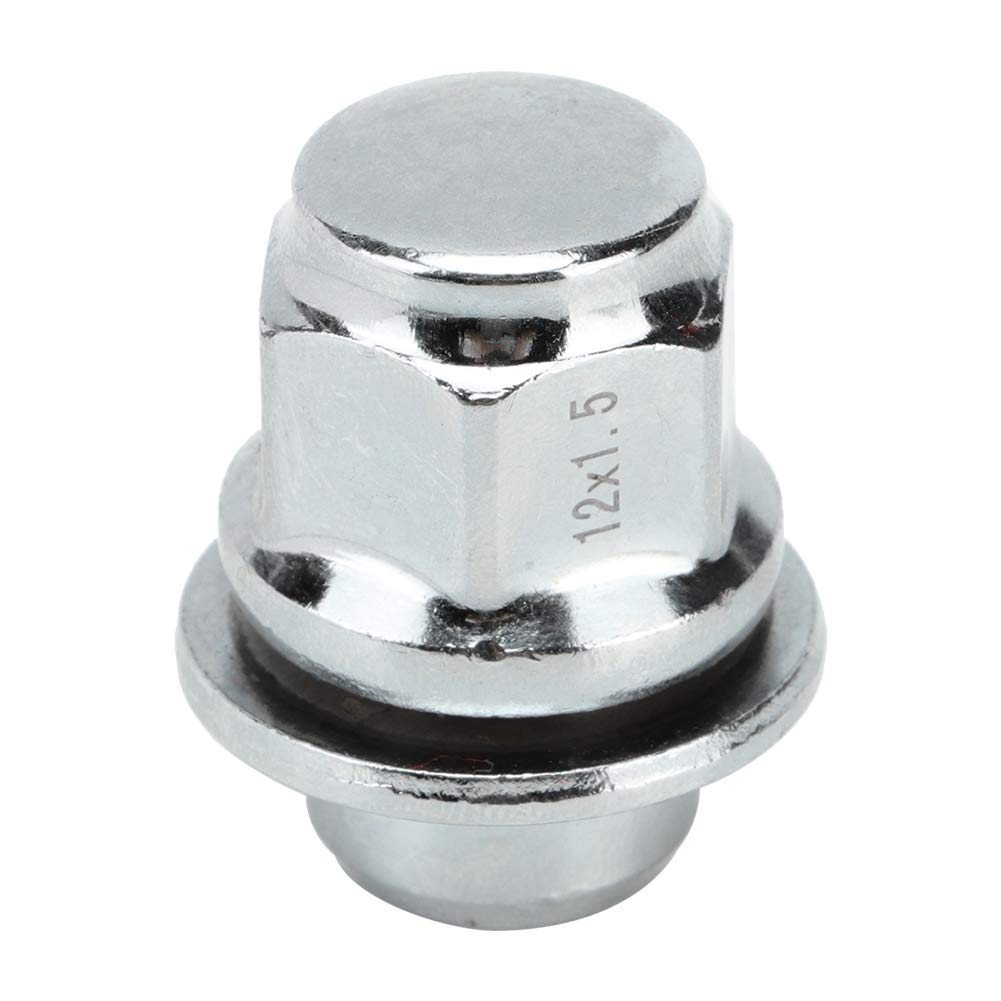 Silver Steel Wheel Nut 20 Pieces N964