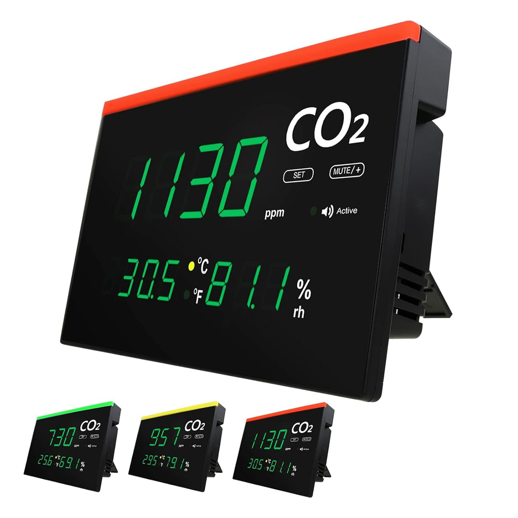 CO2 Monitor Air Quality Monitor with NDIR Sensor W31609