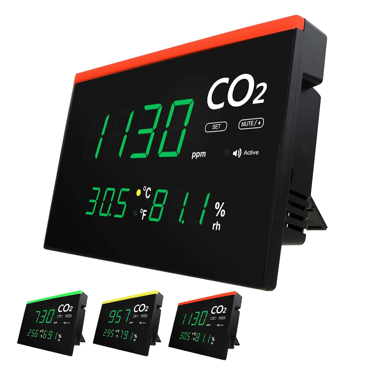 CO2 Monitor Air Quality Monitor with NDIR Sensor W31609